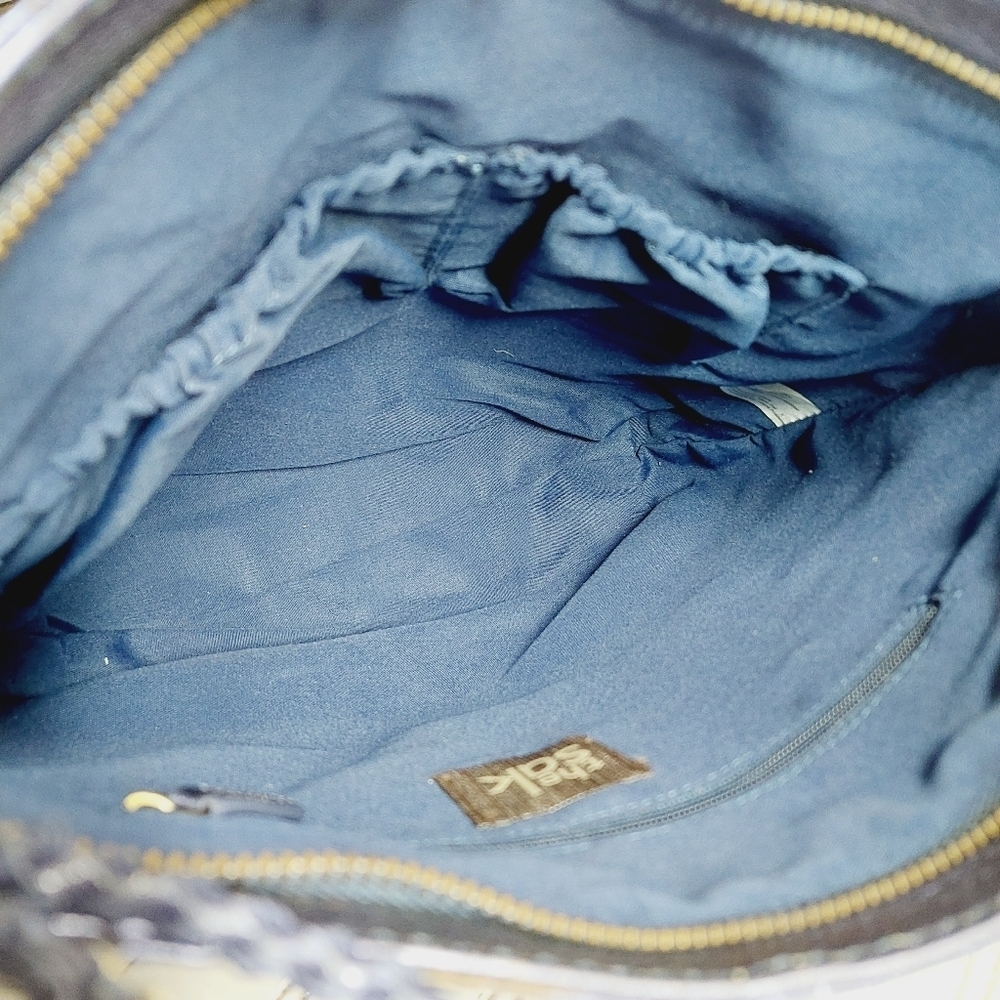 Metallic Blue Women’s Shoulder Bag - Picture 12 of 16